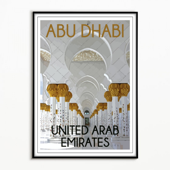 Cadre déco Abu dahbi Uae...