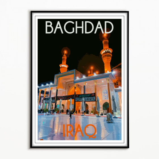 Cadre déco Baghdad Irak...