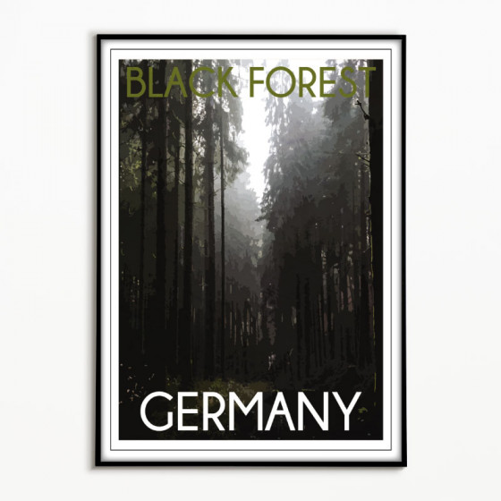 Cadre déco Black Forest...