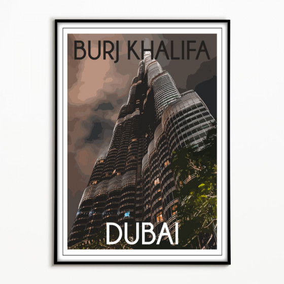 Cadre déco Burj Khalifa...