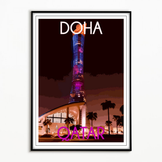 Doha Qatar Decorative Frame...