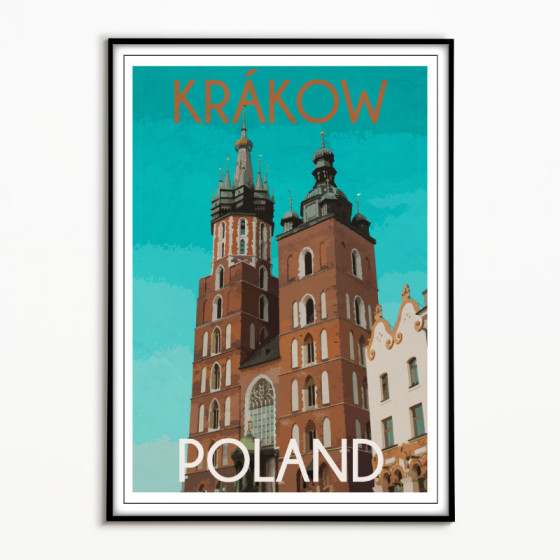 Cadre déco Krakow Pologne...