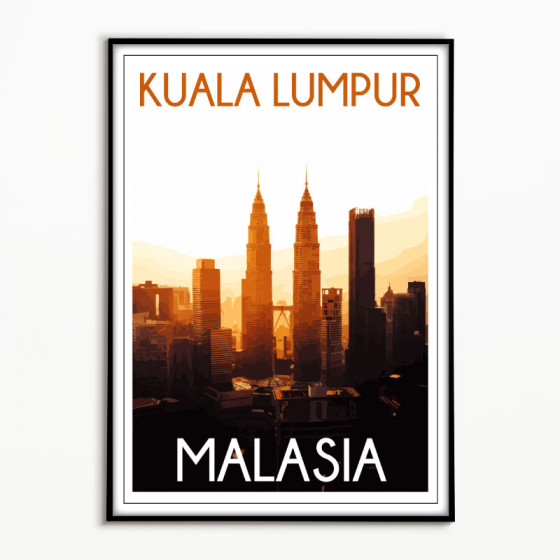 Cadre déco Kuala lumpur...