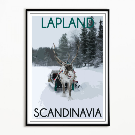 Cadre déco Lapland...