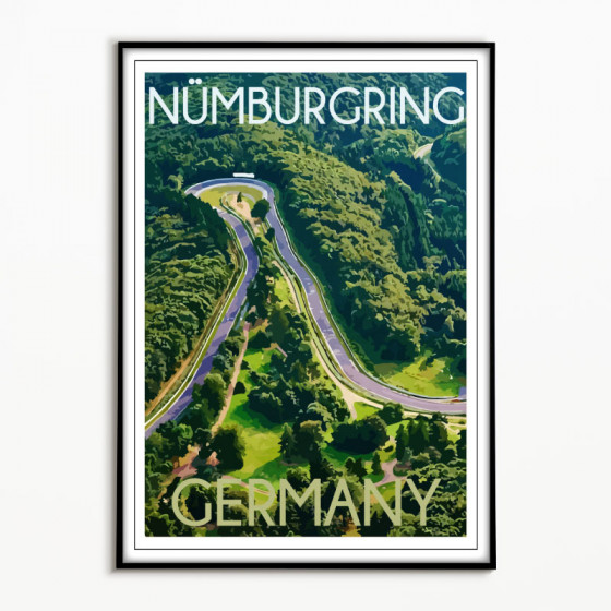 Cadre déco Nümburgring...