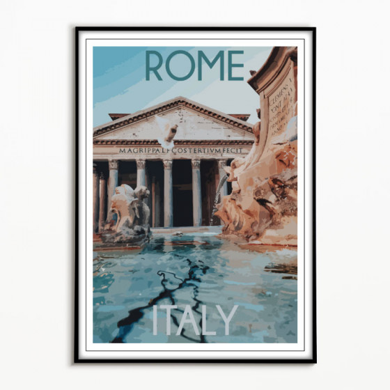 Decorative Frame Rome Italy...