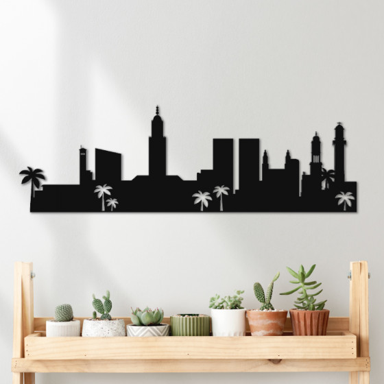 Decoración mural Skyline...