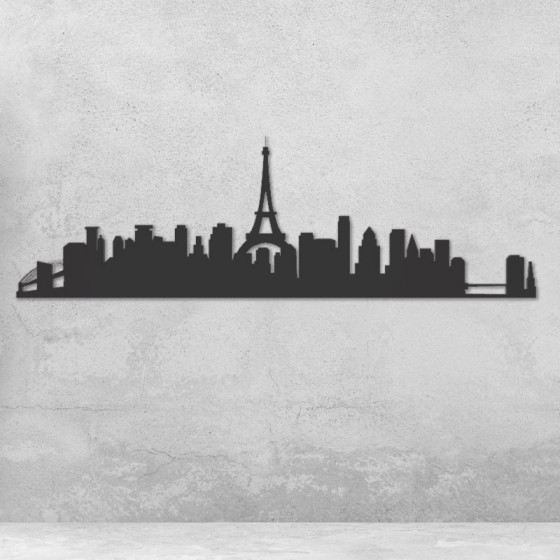 Wall Decoration Skyline Paris France