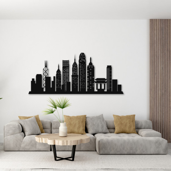 Decoración mural Skyline...