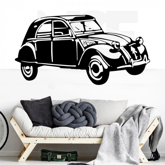 Decoración mural Citroën 2CV