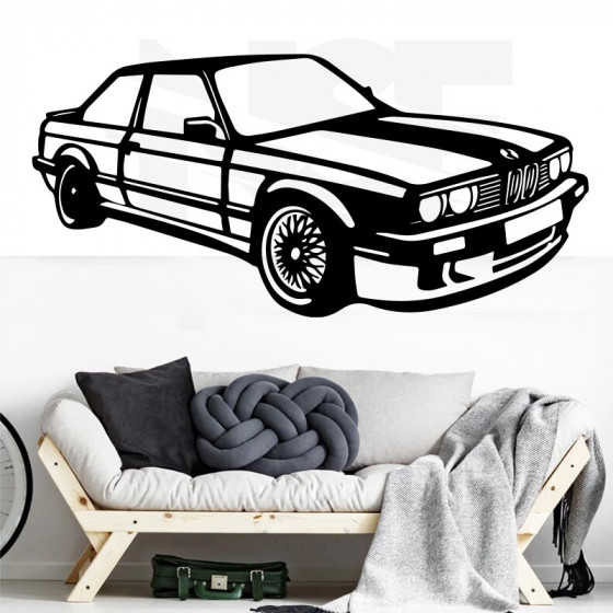 Decoración mural BMW E30