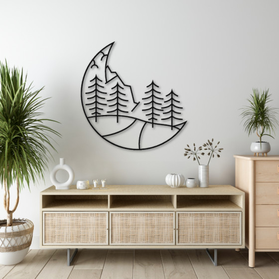 Decoración mural Forest Moon