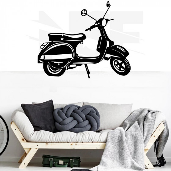 Decoración mural Vespa