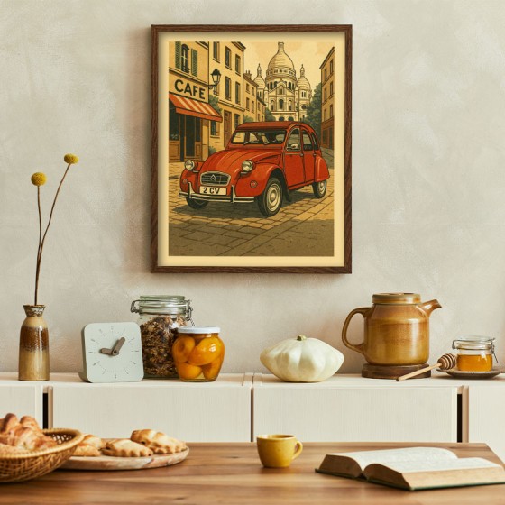 Cadre Déco Citroën 2CV...