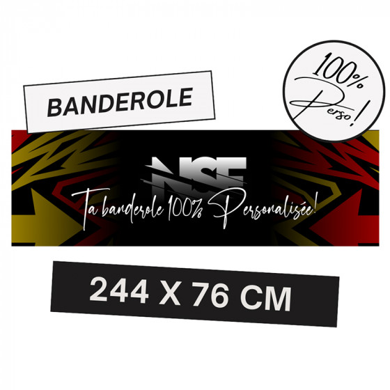 Banderole 100% perso