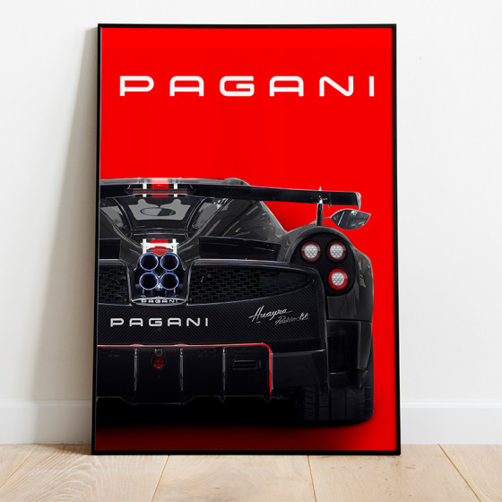 Cadre Déco Bugatti La Voiture Noire 30x40cm