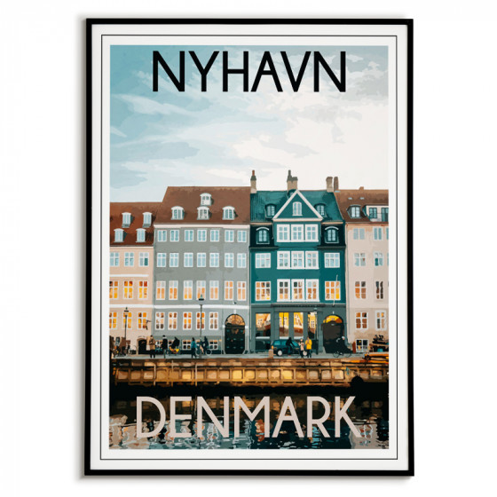 Nyhavn Denmark Decorative...
