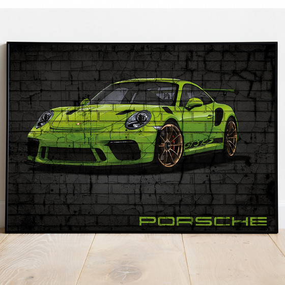 Cadre Déco Porsche GT3 RS...